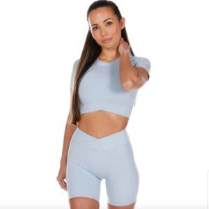 Cross over tee and leggings